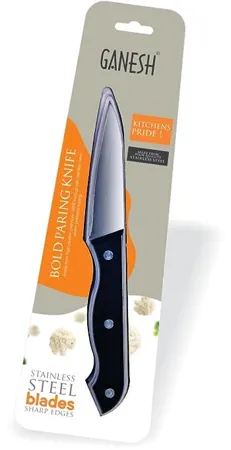 Ganesh Stainless Steel Kitchen Bold Paring Knife Vegetable Cutting and Chopping Knife Serrated Edge