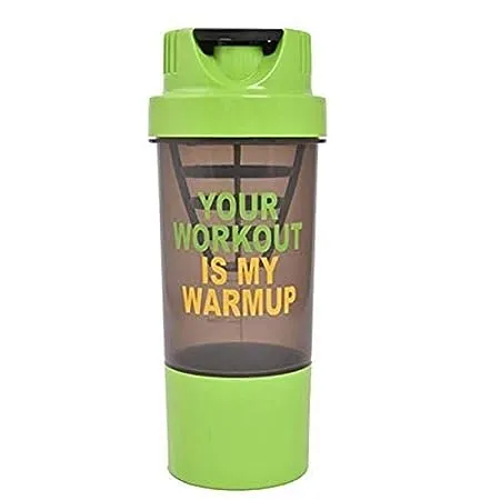 HAANS Protein Shaker Bottle for Gym 500 ml Green 