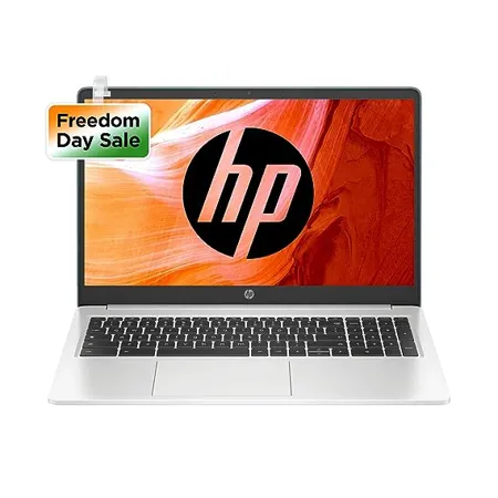 HP Chromebook 15a Intel Celeron N4500 15 6 inch 39 6cm HD Anti Glare Micro Edge Laptop 4GB RAM 128 GB eMMC Intel UHD Graphics Google Assistant Chrome 64 Numeric Keypad Dual Speaker 15a na0012TU