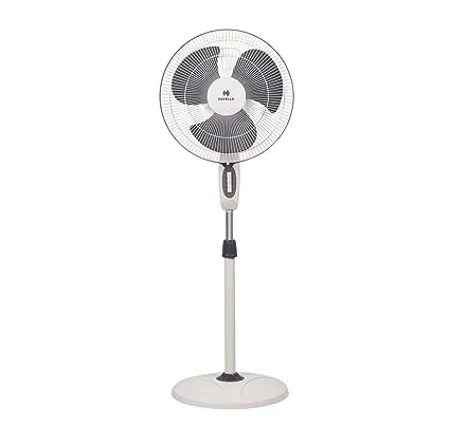 Havells Accelero 400mm Pedestal Fan White Grey 