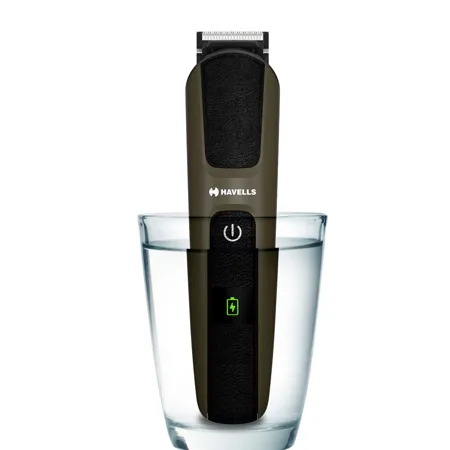 Havells BT5115 Corded Electric Beard Trimmer for Men IPX7 Fully Washable Body 120 mins runtime up to 13 mm length settings 2 Years Guarantee Brown 