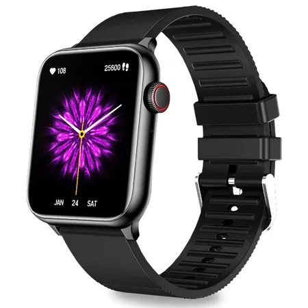 IZI Prime 1 78 650 NITS Retina AMOLED BT Calling Smartwatch 368 448px 450PPI Password Protection 200 Watch Faces AI Voice Assistant 120 Sports Modes Inbuilt Games SPO2 HR BP Female assistant Always On Display