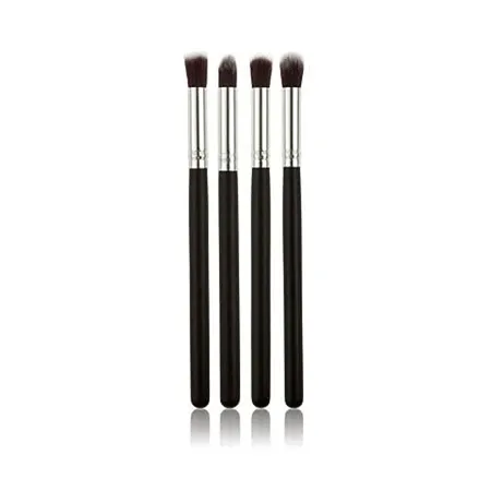 KYLIE Soft Horse Bristle Pencil Brush Black Silver Set of 4