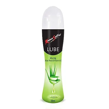 KamaSutra Lube Aloe and Vitamin E Personal Lubricant for Men Women 50 ml Water based lube Compatible with condoms Easy to wash off Convenient for use