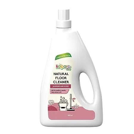 Koparo Clean Natural Disinfectant Floor Cleaner 1 8 Liters Pack Fragrance Jasmine Skin Safe Baby Safe Pet Friendly Eco Friendly Non Toxic Made In India