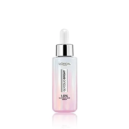 L Oreal Paris Brightening Serum 1 Glycolic Acid 2 Niacinamide Serum Visibly Minimizes Spots Reveals Even Skin Tone Glycolic Bright Skin 15ml