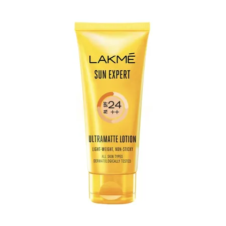 LAKM Sun Expert SPF 24 PA Ultra Matte Sunscreen Lotion 50 ml Daily Light Sun Protect Cream for Face Sun Block for All Skin Types Men Women