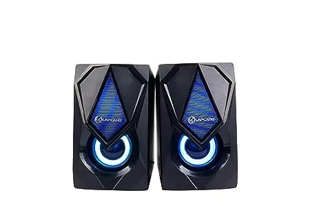 Lapcare USB2 0 Game Speaker 6W 2 0 Multimedia Speaker with Aux Connectivity USB Powered and Volume Control LUS 003 