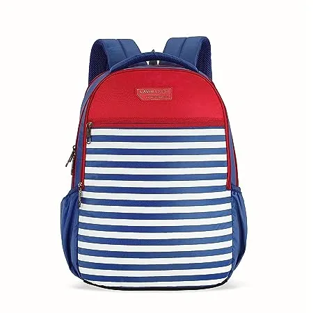 Lavie Sport Nautical 26L Printed School Backpack for Girls Stylish and Trendy Casual Backpack
