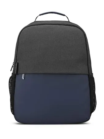 Lenovo 15 6 39 62cm Slim Everyday Backpack Made in India Compact Water resistant Organized storage Laptop sleeve tablet pocket front workstation 2 side pockets Padded adjustable shoulder straps