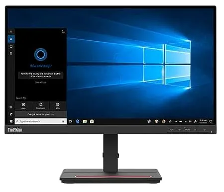 Lenovo LED ThinkVision 1920 x 1080 Pixels S22e 20 21 5 54 61cms FHD VA 250 Nits Monitor VGA and HDMI Ports 75Hz Refresh Rate AMD Free Sync 62C6KAR1WW Raven Black