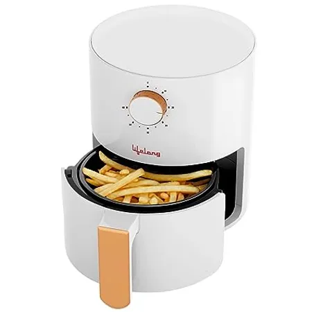 Lifelong 2 5L Air Fryer with Timer control with Hot Air Circulation Technology White LLHF25 