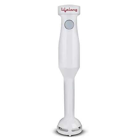 Lifelong 300 W Hand Blender Low Noise Anti Splash LLBH04 White 
