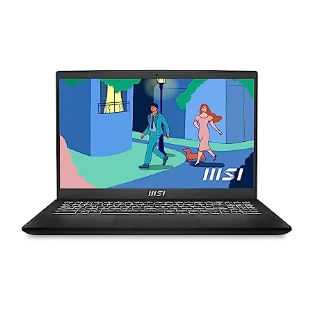 MSI Modern 15 Intel 11th Gen i3 1115G4 40CM FHD 60Hz Laptop 8GB 512GB NVMe SSD Windows 11 Home Intel UHD Graphics Classic Black 1 7Kg B11M 063IN