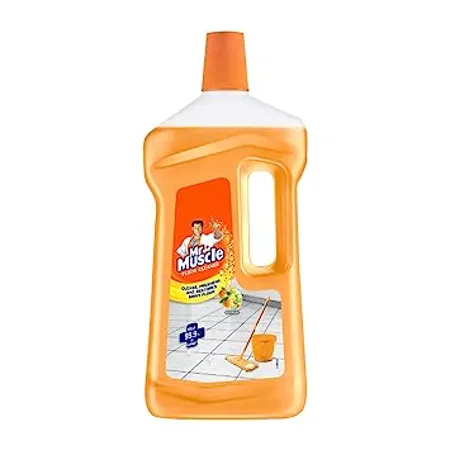 Mr Muscle Floor Cleaner Liquid Citrus 1000ml Disinfects and Restores Shiny Floors Kills 99 9 Germs