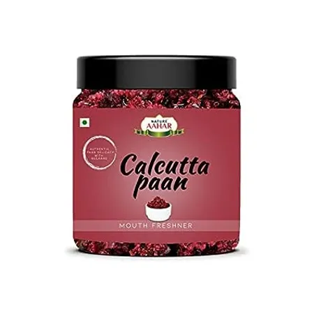 Nature Aahar Kalkati Calcutta Meetha Paan Without Supari Sweet Paan Hygienically Packed Traditional Mukhwas Mouth Freshener Jar Pack 800 Gram 