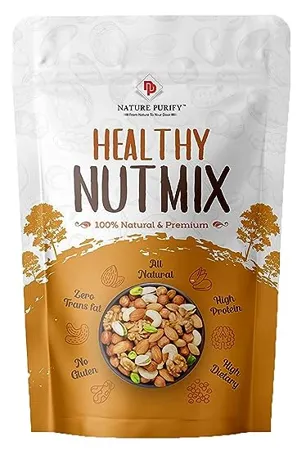 Nature Purify 100 Natural and Premium Healthy Mix Dry Fruits and Nuts Healthy for Every Occasion Fresh and Healthy Dry Fruits 1 Kg 