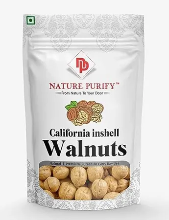 Nature Purify Walnuts With Shell California Inshell Walnuts Whole Akhrot Inshell Walnuts Akhrot Sabut Nut 1000 grm 