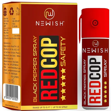 Newish Powerful Black Pepper Spray Self Defence for Women Safety Spray Night Safety 55 ml 