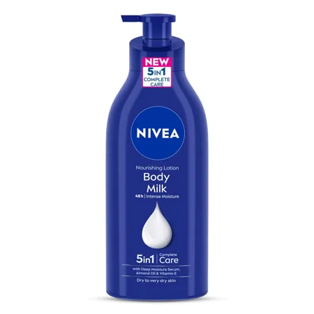 Nivea Body Lotion For Very Dry Skin Nourishing Body Milk With 2X Almond Oil 48H Moisturization For Men Women 600ml