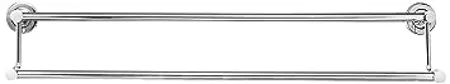 Ocko Stainless Steel 3 in 1 Multipurpose Bathroom Shelf Rack Towel Hanger Tumbler Holder Grey Pack of 1 