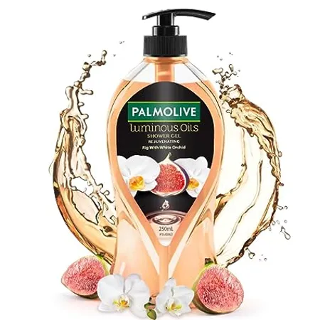 Palmolive White Orchid Fig Oil Luminous Oils Rejuvenating Body Wash Nouishing Brightening Youthful skin No paraben silicones pH balanced Body Wash 750ml