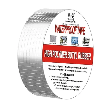 Raxon Innovation Leakage Repair Waterproof Tape for Pipe Leakage Roof Water Leakage Solution Aluminium Foil Tape Waterproof Adhesive Tape Sealing 5 Centimeter x 5 Meter 
