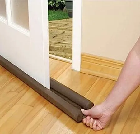 Raxon Innovation PVC Door Guard 39 Inches Pack of 3 Gap Filler for Door Bottom Seal Strip Sound Proof Reduce Noise Energy Saving Door Stopper for Reduce Door Dust Insects Protector Brown 