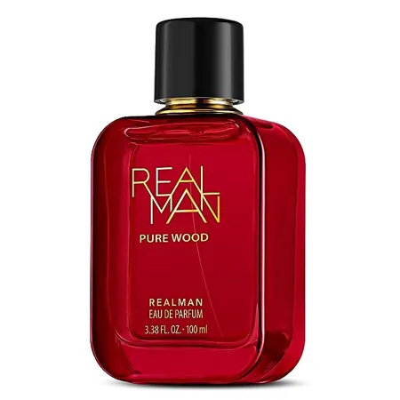 RealMan Pure Wood Perfume Premium Perfume for Men Long lasting Scent Eau De Parfum 100ml