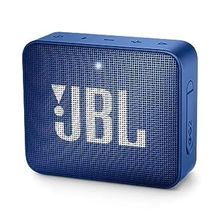  Renewed JBL Go 2 Portable Bluetooth Speaker with mic Deep Sea Blue 