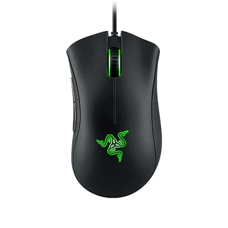  Renewed Razer Deathadder Essential True 6400 DPI Optical Sensor Ergonomic form factor High Durability 5 hyper response buttons 10 million clicks Black