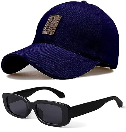 SELLORIA Brand A Soft Cotton Adjustable Unisex Cap Quick Drying Sun Protection for Men and Women Freesize Baseball Caps Pack of 2 