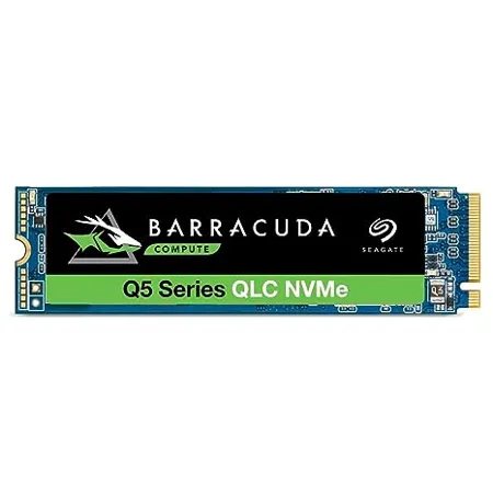 Seagate Barracuda Q5 SSD 500GB up to 2400 MB s Internal M 2 NVMe PCIe Gen3 4 3D QLC for Desktop or Laptop 1 Year Rescue Services ZP500CV3A001 