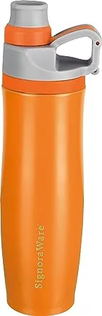 Signoraware Renew Stainless Steel Vacuum Flask Bottle 500ml Orange