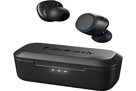 Skullcandy Spoke Truly Wireless Bluetooth in Ear Earbuds with Mic Black 