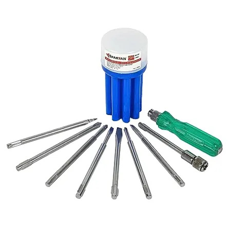 Spartan BS 02 Screwdriver Kit with 8 Blades and Electrical Tester with Neon Bulb for Multipurpose Application Precision Screwdriver Set Multicolor