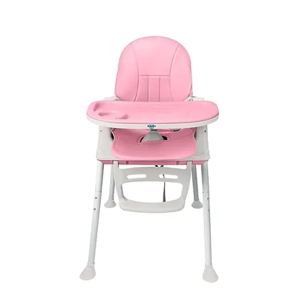 Supples 4 in 1 High Chair for Babies and Kids Safe Comfortable Detachable Portable Pink 