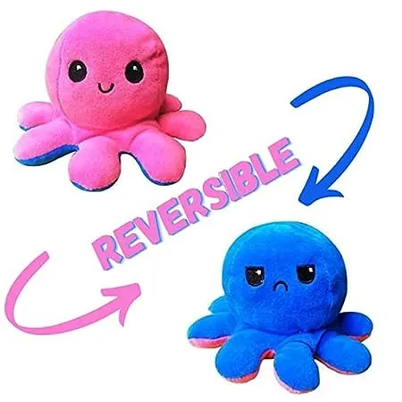 TEDSTREE Mini Octopus Soft Push Toy Small Stuffed Animal Ocean Animal Toy for Kids Girls Boys Birthday Xmas Gift Present Dimension 20 10 8 cm Assorted Colour 1 Piece
