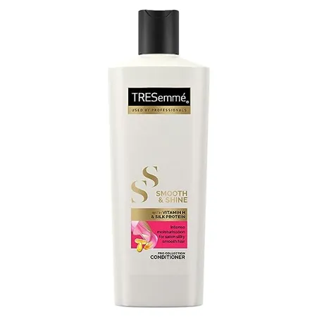 TRESemme Smooth Shine Conditioner 340 ml With Biotin Silk Proteins For Silky Smooth Hair Deeply Moisturises Dry Frizzy Hair For Men Women
