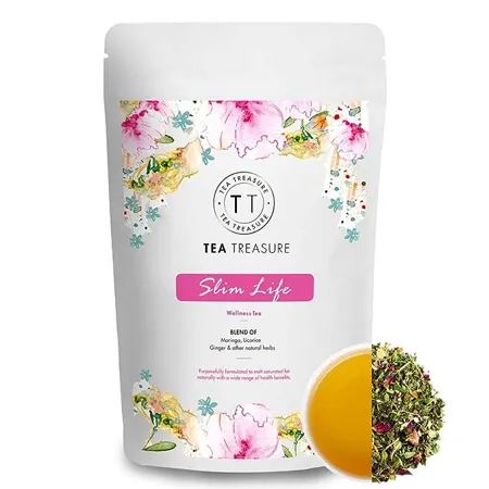 Tea Treasure Slim Life Herbal Tea 50gm Herbal Tea for Weight Management Loose Leaf Tea Herbal Tea Loose Herbal Tea for Immunity Cold and Cough Boosts Metabolism