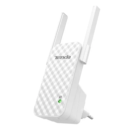 Tenda A9 Wireless Wifi Repeater 300 MBps Access Point and Universal Range Extender Strong Wifi Signal Plug And Play Compatible with All Wi Fi Modem Routers White 