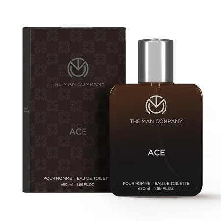 The Man Company Ace Perfume for Men 50 ml Premium Long Lasting Fragrance 24 Hour Freshness Citrusy Exotic Perfect For Travel Gift For Men