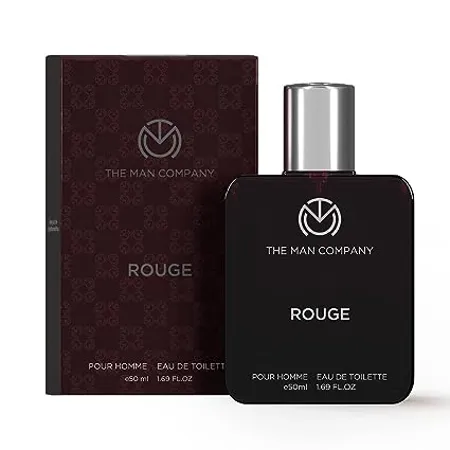 The Man Company Rouge EDT 50ml Perfume For Men Premium Long Lasting Fragrance Citrusy Spicy Woody Gift For Men