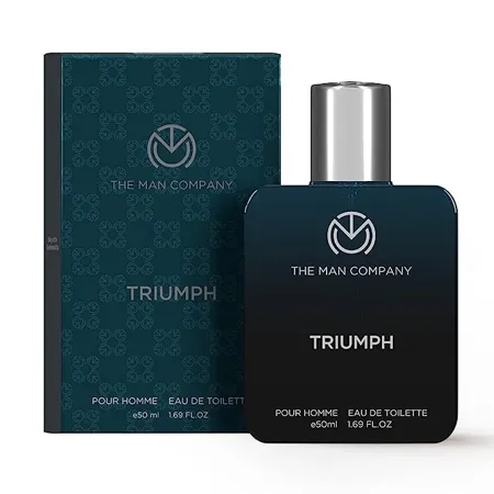 The Man Company Triumph Perfume for Men 50 ml Premium Long Lasting Fragrance 24 Hour Freshness Earthy Warm Ideal For Day Outings