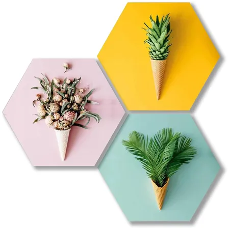 True D cor Wooden Wall Hanging Room Decoration Items For Home Office Bedroom Gift 3D Effect Designer Wall Decor For Living Room Set Of 3 Wall Hangings Paintings For Home Decoration