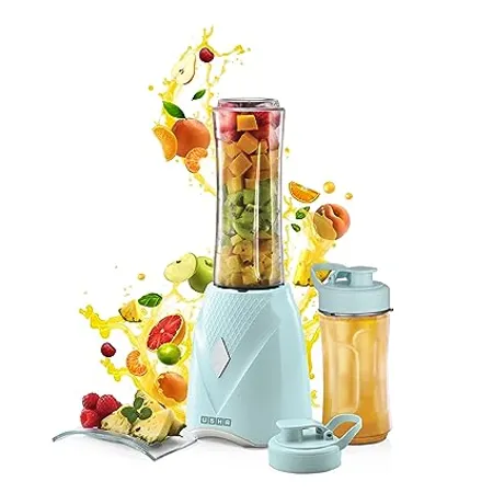 USHA On The Go Blender NB30X1 350 W 2 Jars 600 mL 330 mL with Easy To Carry Bottles 2 years warranty