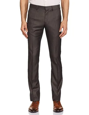 V Dot Men s Slim Fit Formal Trousers VDTF318E002398 Grey 76 