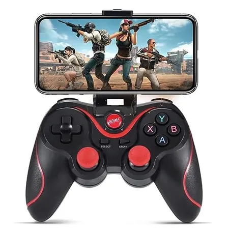 VIMZEE PREMIUM Game Controller Holder X 3 Wireless Joystick Gamepad PC Game Controller Support Bluetooth BT 5 0 Joystick Compatible with Mobile Phone Tablet TV Box Holder Game Controller Controller