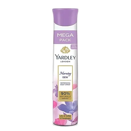 Yardley London Morning Dew Refreshing Body Spray Mega Pack 200ml
