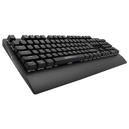 ZEBRONICS Zeb Nitro 1 Heavy Duty 104 Keys Mechanical Keyboard with 1 8 Meter Braided Cable Gold Plated USB Connector Rupee Key N Key Rollover